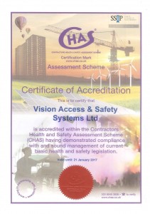 Vision Access CHAS Certificate